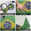 Teppiche Ich liebe Brasilien - Country Code Br t Shirt Aufkleber 3D weiche Nicht -Schlupf -Matten Teppich Teppich Fußpolster Herz