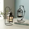 Candle Holders European Style Lamp Creative Birdcage Candlestick Wrought Iron Light Table Living Room Decorations