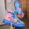 Casual schoenen Origineel ontwerp Paars Gemengde kleuren Streetstyle Sneakers voor heren Dagelijks Tieners Mode Jurk Plat