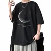 men's Cott Oversized T-shirt Loose Tops Tshirts For Clothing Breathable Casual Pattern Short Sleeve Tees Streetwear Recommend x3P7#