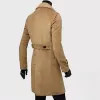 Herfst Winter Mannen Lg Trenchcoat Double-Breasted Effen Kleur Eenvoudige Mid-Lengte Winddicht Dikke Britse Fi Slanke jas Y7Vd #