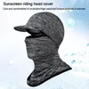 Sciarpe Protezione solare Copertura per il viso Cappuccio per il sole Cappello Protezione UV Copricapo in seta per uomo Donna Ciclismo Arrampicata Corsa Equitazione