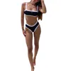 24SS Sommer Strand Sonnenschein Damen Bademode Designer High-End-Bikini C Buchstabe Diamant Ing Sexy einteiliger Badeanzug Zweiteilige Bikinis