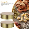 Storage Bottles 3 Pcs Tinplate Can Be Put Into The Oven Cake Iron Box 65 Inch Candy Biscuit Packaging Gift Boxes Cookie Tins Holiday