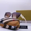 2024サングラスレディースデザイナーのレディースサングラス楕円形のフレームメガネホット販売プロパティメタルレッグスデザイン眼鏡スクエアシェード