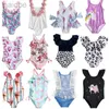 Einteilige Sommer Einteilige Mädchen Badeanzüge Baby Schleife Rüschen Bade Bikini Bademode Kleinkind Mädchen Strand Urlaub Kleidung Kinder Schwimmen Kleid 24327