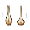 Vases Metal Mini Vase Pure Copper Taper Flower For Wedding Table Centerpiece Decorations Nordic Home Decor Housewarming Gift
