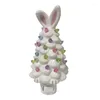 Party Decoration Lighted Ceramics Night Lamp Desk Ornament Easter Holiday Decorations