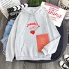 Women's Hoodies Lolita Style Sweatshirt Kpop Cute Strawberry Hoodie Harajuku Milk Graphic Women Winter Schoolgirl Streetwear