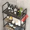 Racks Storage Shelf for Bathroom Space Saver Over Toilet Rack Storage Organizer Rack Floortoceiling Bathroom Rack Storage Accessory