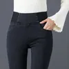 Damen Jeans Lässige Hohe Taille Elastische Frauen Frühling Skinny Slim Vintage Denim Hosen Plus Größe 38 Soft Fashion Wash Bleistift Vaqueros 2024