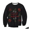 Męskie swetry brzydkie świąteczne swetra Skoczki Schotnicy Tops Mężczyźni Kobiety jesienne zimowe ubranie 3D śmieszne bluzy bluzy bluzy DHCI3