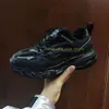 Scarpe da ginnastica di design di lusso track and field 3.0 scarpe da ginnastica con piattaforma uomo scarpe sportive in pelle stampata in nylon bianco nero netto cinture triple 36-45 m85