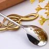 Spoons 1PCS Stainless Steel Spoon Musical Notes Coffee Tea Stirring Ice Cream Dessert Tableware Kichen Accessories