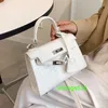 Ky Tote Borse Trusted Borsa in pelle di lusso Borsa piccola Borsa da donna Estate Versatile 2024 Nuova moda Borsa a tracolla Modello alligatore Portatile S hanno logo HBGE