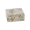 Castiçais jades/mármore natural quadrado castiçal suporte de casamento casa decoração moderna g5ab