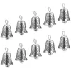 Party Supplies 10 Pcs Bell Pendant Xmas Decoration Ring Chime DIY Jewelry Accessories Crafting Bells Necklace Charms For Making Decorate
