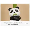 Decorative Figurines Resin Panda Tray Shape Statue Ornament Organizing For Desktop Attractive Ornaments Living Room