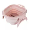 Baignoires pliables pour trempage des pieds, baignoires portables en plastique, seau de Massage moussant, Sauna domestique, bain de pédicure