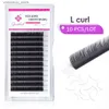 False Eyelashes 10 pieces L curled 0.07-0.20 thick 100% handmade artificial mint eyelash extensions for personal eyelashes professional eyelash extensions24327