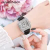 Luxury Carters Watch Tank Swiss Watches Automatic Women Quartz Waterproof Fully Diamond Ladies Silver Square Couple with Rhinestone Wristwatches