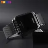 Orologi SKMEI 1532 Touch Watch Uomo Impermeabile Acciaio inossidabile Ora Moda Digitale Design curvo Orologio da polso da uomo Orologio reloj hombre 1505