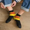 Herrensocken DDR-Flagge Knöchel männlich Herren Damen Sommerstrümpfe bedruckt