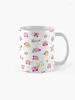 Muggar Pink Puffy Poyo! Kaffemugg anime koppar och