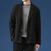 Masculino casual terno jaquetas de luxo blazer conjunto streetwear elegante coreano 2 peças conjuntos com calças 2022 primavera sobretudo calças u0BI #