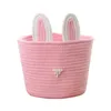 Storage Bags Easter Basket Buckets For Kids With Ear Egg Gifts Girls Baby Children