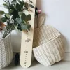 Cestini vintage in rattan a forma di mela/pera, organizer per frutta fatto a mano, organizer in vimini, per la cameretta dei bambini, per la decorazione domestica chic