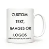 Mugs Custom Coffee Mug Personalized Po Text Logo Ceramic Customized 11Oz/325ml Tea Cup For Men & Women Unique Gifts Idea