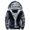 Heren Jas Camoue Dikker Winterjassen voor Mannen Fleece Lg Mouw Jas Man Casual Hoodies Streetwear herenjassen 56fy #