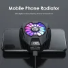 Coolers Mobile Phone Gaming Fan Cooler LED Digital Display Portable USB TypeC Gamepad Cooling System Radiator Heat Sink