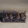 Zegarki Akcesoria In-12 lampa lampy zegara dolna płyta 4-bitowa retro nixie z 6 podświetleniem LED DIY Dekoracja kreatywna