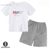 Giyim Yaz Trapstar Tshirt Çocuk Boys Beach Şort Setleri Sokak Giyim Takip Kadın Giysileri Kızlar Spor Giyim 230621