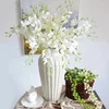 Decorative Flowers Simulation Small Orchid Artificial Natural Preserved Wedding Party Christmas Room Decor Home Garden Decoration Flower