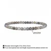 Bracelets de charme 4mm 6mm Mini Bracelet d'énergie Perles de pierre naturelle Yoga Bijoux de guérison pour femmes hommes meilleur ami cadeau livraison directe Otoo1