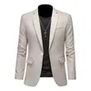 15-colore boutique fi vestito 6XL uomo slim sposo giacca da sposa abito da ufficio busin giacca casual in tinta unita V2kR #