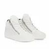 Brands élégants chaussures pop zipper sneaker kriss Plus baskets mid-top plate-forme épais semelles