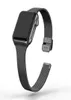 Rostfritt stål Metal Watch Band för Apple Watch 44mm 40mm 38mm 42mm 41 45mm Slim Strap For IWatch Series 7 6 5 4 SE 3 2 Y11262816615