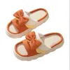 النعال Slippers جديد الوردي Fasion Women Casual Cute Bowknot Paern Design مريحة أنثى الكتان OME H24032673L3