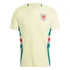 2024 Wales Mens Soccer Jerseys WILSON RAMSEY RODON N. WILLIAMS B. DAVIES MATONDO Home Away Football Shirts Short Sleeve Uniforms