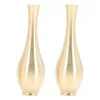 Vases 2 Pcs Brass Mini Vase Vintage Decor Flower Arrangement Ware Dining Table Ornaments Metal