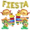 4/13 stuks Mexico Taco Cactus Folie Ballonnen Bruiloft Verjaardag Baby Douche Jaar Benodigdheden Mexicaanse Fiesta Thema Feestdecoraties 240318