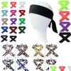 Sihirli Scarves Sport Head Bands Yoga Saç Band Kamuflaj Ter Bantları Basketbol Saç Bandı Nem Koşu GGA3516 LL DRO DHQIL