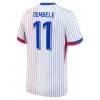 24/25 francuski Puchar Świata klasyczny Blue Full Sets francuskie koszulki piłkarskie Benzema Giroud Mbappe Saliba Kante Maillot de Foot Equipe Maillots Kit Kit Men Football Shirt