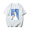 Мужская футболка большого размера с забавным принтом «Две утки» Летняя футболка Fi Хип-хоп Унисекс Высококачественная футболка с коротким рукавом 37Qi #