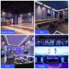 Disco LED éclairage sur rail DJ fête luminaire plafond Spot lampe humeur scène RGB piste Spot DMX décor maison Rail éclairage 7 couleurs lampe