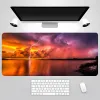 Tapis Sky Thunder Lightning souris de bureau Gamer tapis de souris souple souris de jeu clavier Pad LockEdge Gamer Table tapis de bureau ordinateur